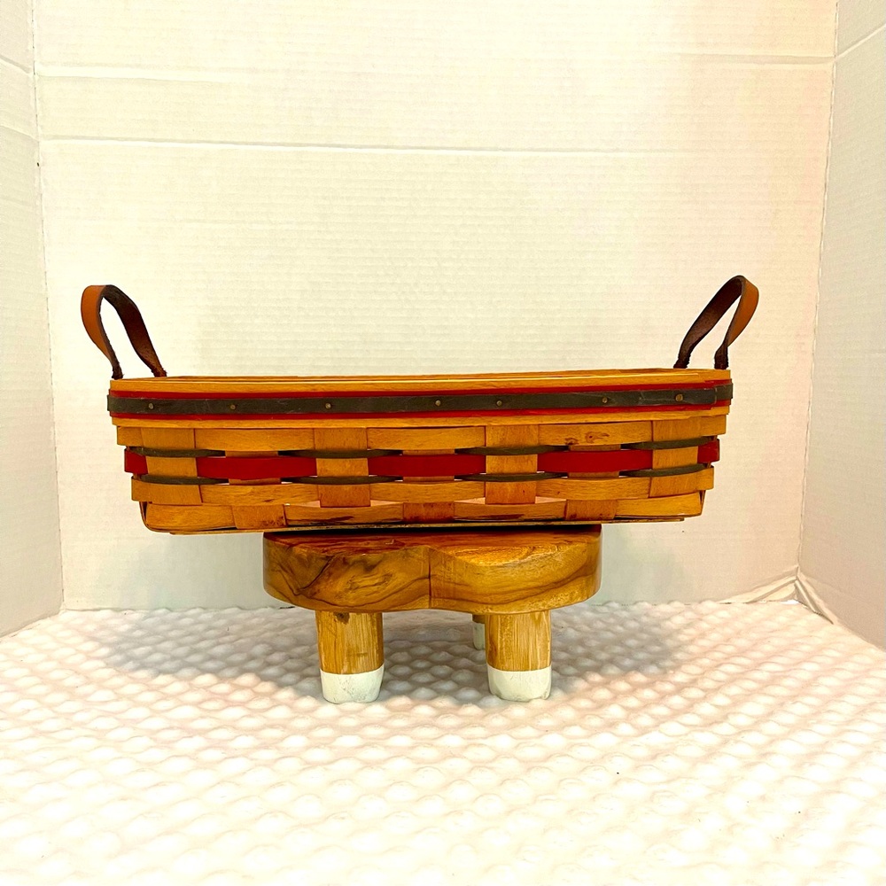 Vintage Longaberger Baking Basket w Protector 
1993 Crisco American Celebration